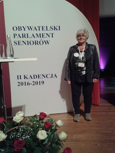 Halina Sidor w Obywatelskim Parlamencie Seniorów images