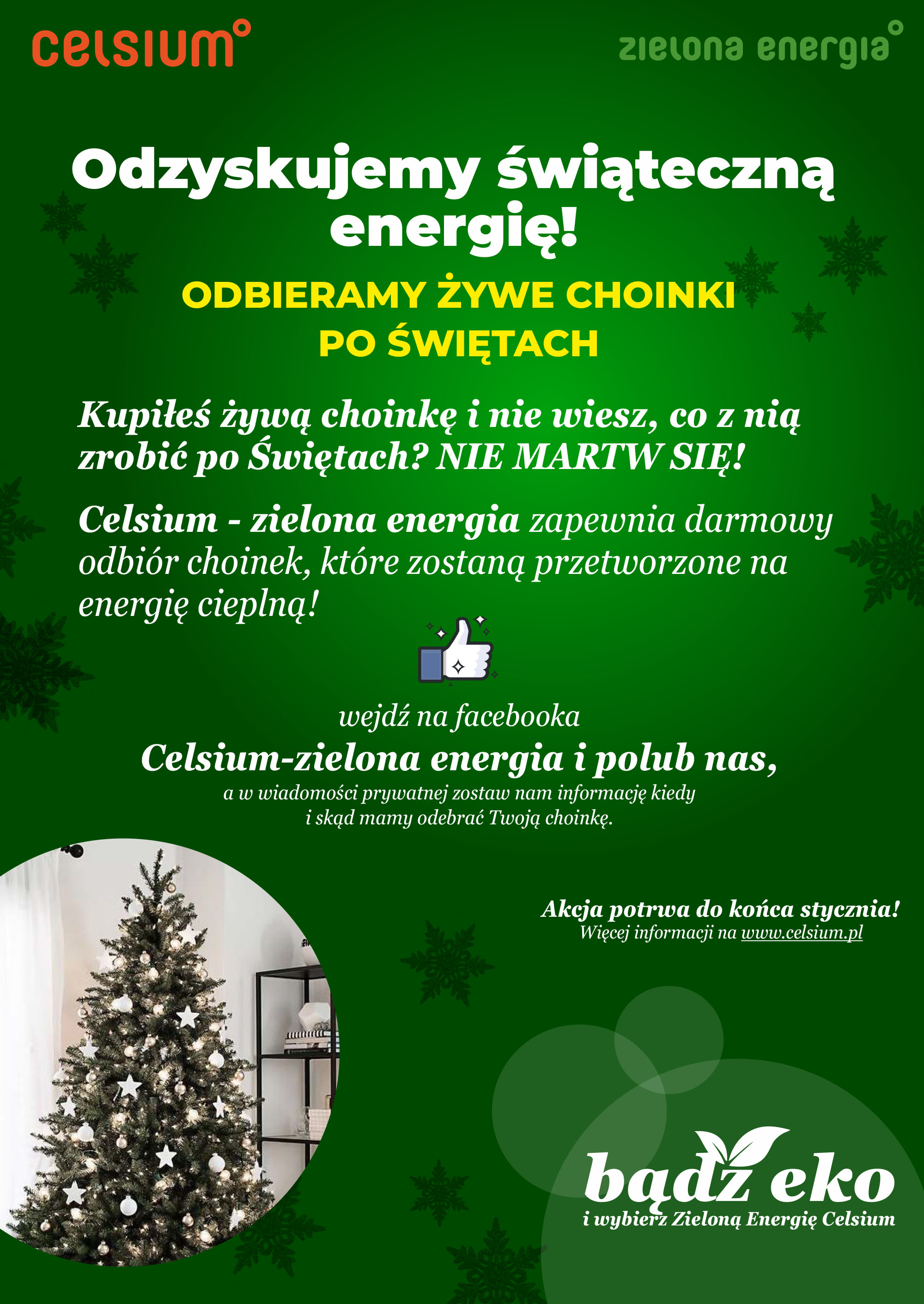 Odzyskujemy swiateczna energie plakat